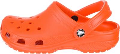 crocs orange clogs
