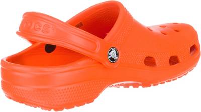 crocs orange clogs