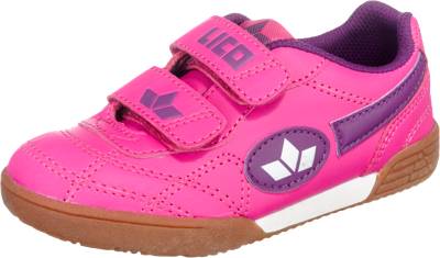 Lico Bernie V Kids Teens Freizeit Schuh Sneaker Klett TPR-Laufsohle weiß rosa 