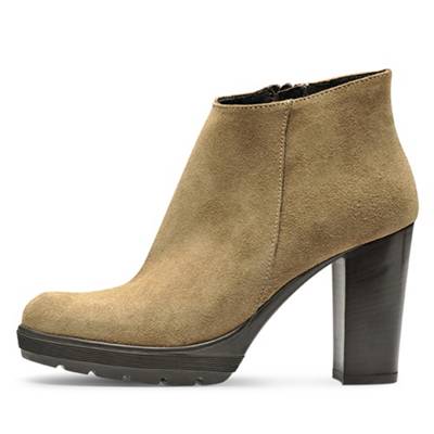 Evita, EVITA Damen Stiefelette UBALDA Klassische Stiefeletten, beige