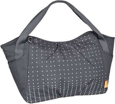 Zwillings - Wickeltasche Casual, Twin Bag, Dotted lines ebony
