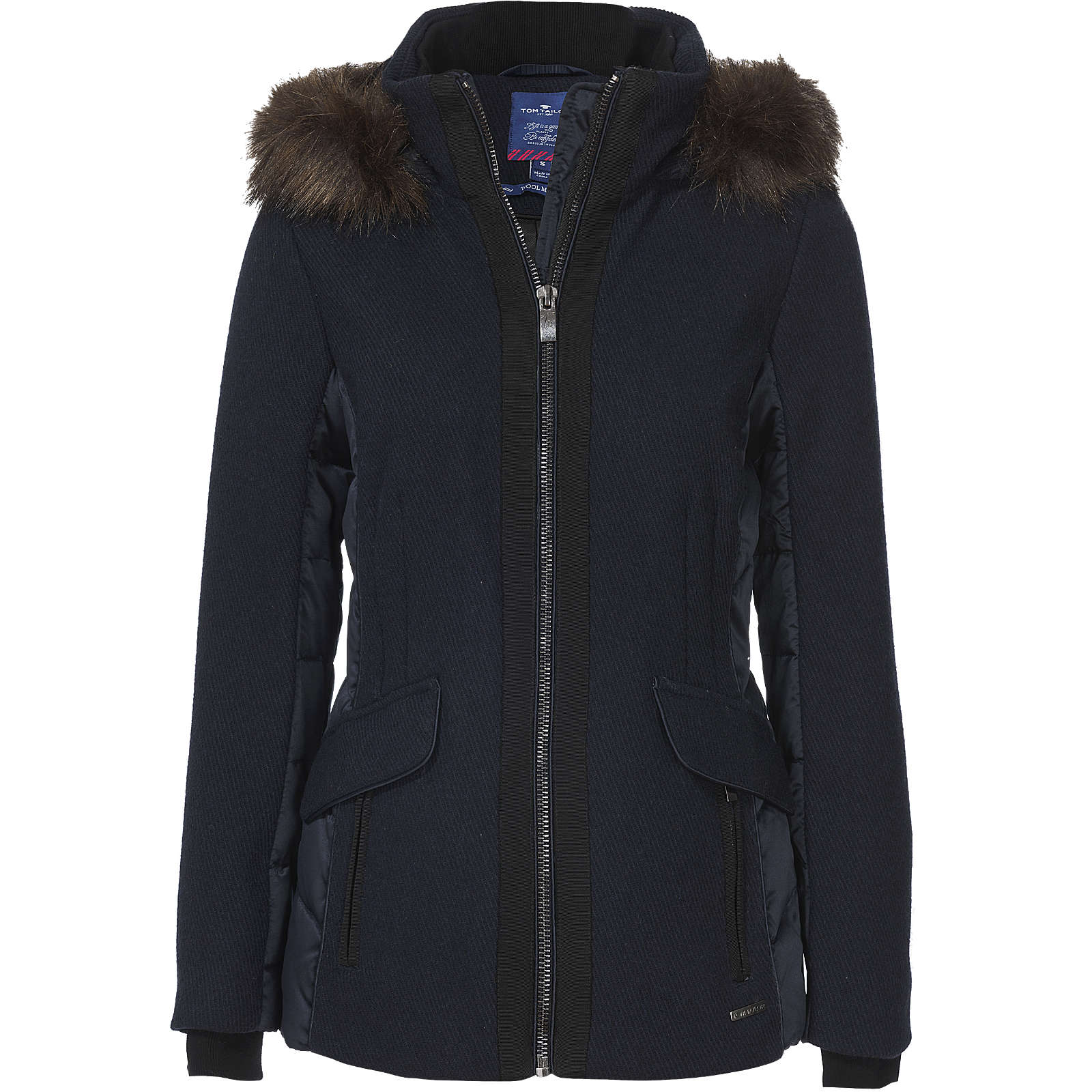 TOM TAILOR Winterjacke blau Damen Gr. 42 TOM TAILOR Winterjacke blau Damen Gr. 42