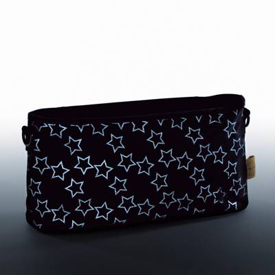 Buggy Organizer, Reflective Star, black 2