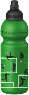 Fizzii Trinkflasche Fußballer, 600 ml