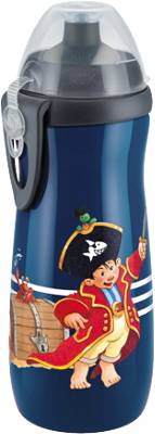 Trinkflasche Sports Cup, PP, 450 ml, Push-Pull-Tülle, Capt'n Sharky