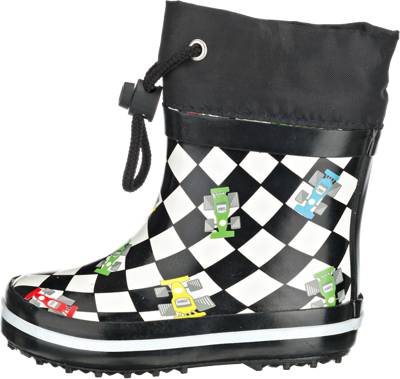 Kinder Gummistiefel Rennauto für Jungen 2