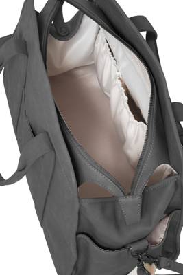 Wickeltasche mit Zubehör, Kunstleder, anthrazit 2