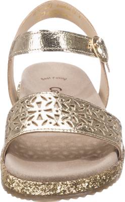 gabor gold sandals