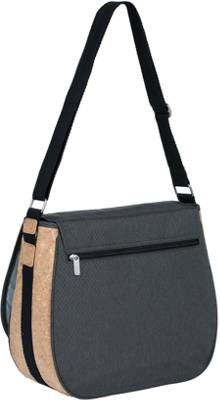 Wickeltasche Greenlabel, Saddle Bag, Black Mélange 2