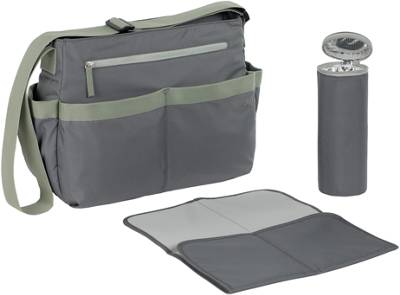 Wickeltasche Marv, Shoulder Bag, grey 2