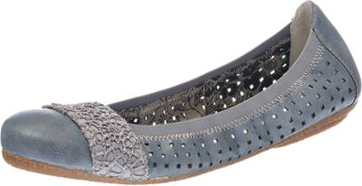 rieker, Ballerinas, blau kombi rieker, Ballerinas, blau kombi