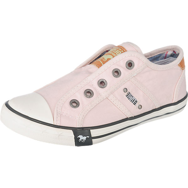 Schuhe Sneakers Low MUSTANG Sneakers Low für Mädchen rosa