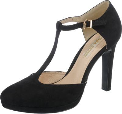 BUFFALO, T Steg Pumps, schwarz BUFFALO, T Steg Pumps, schwarz