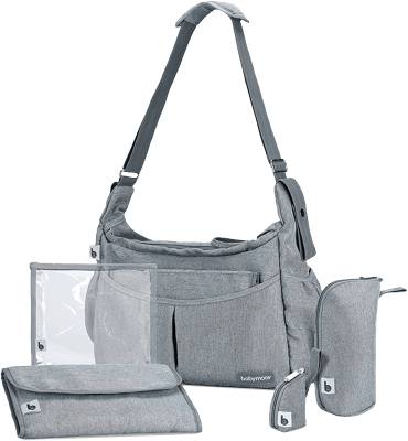 Wickeltasche Urban Bag, smokey