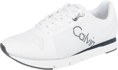 calvin klein jeans chunky sneakers aus leder