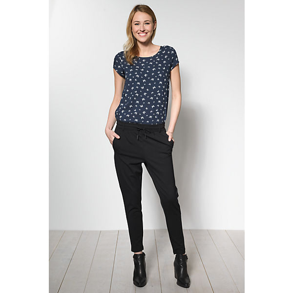Bekleidung Skinny Jeans ONLY onlPOPTRASH EASY COLOUR PANT PNT NO - Hosen - weiblich schwarz