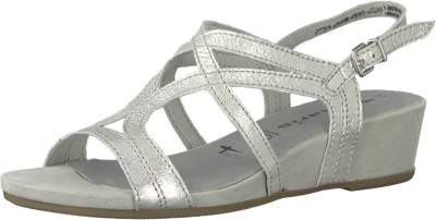 tamaris sandaletten silber