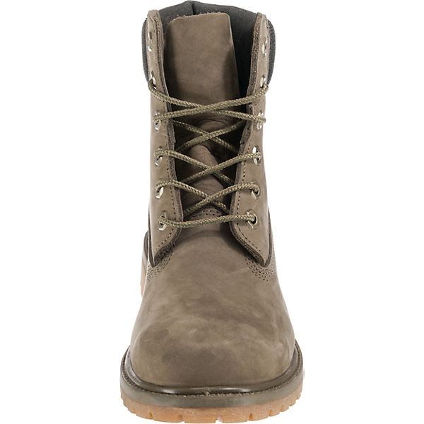 Schuhe Wanderschuhe Timberland 6in Premium Boot Schnürstiefeletten grau Schuhe Wanderschuhe Timberland 6in Premium Boot Schnürstiefeletten grau