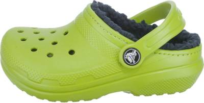 crocs, Kinder Clogs Classic Lined, gefüttert, grün | mirapodo