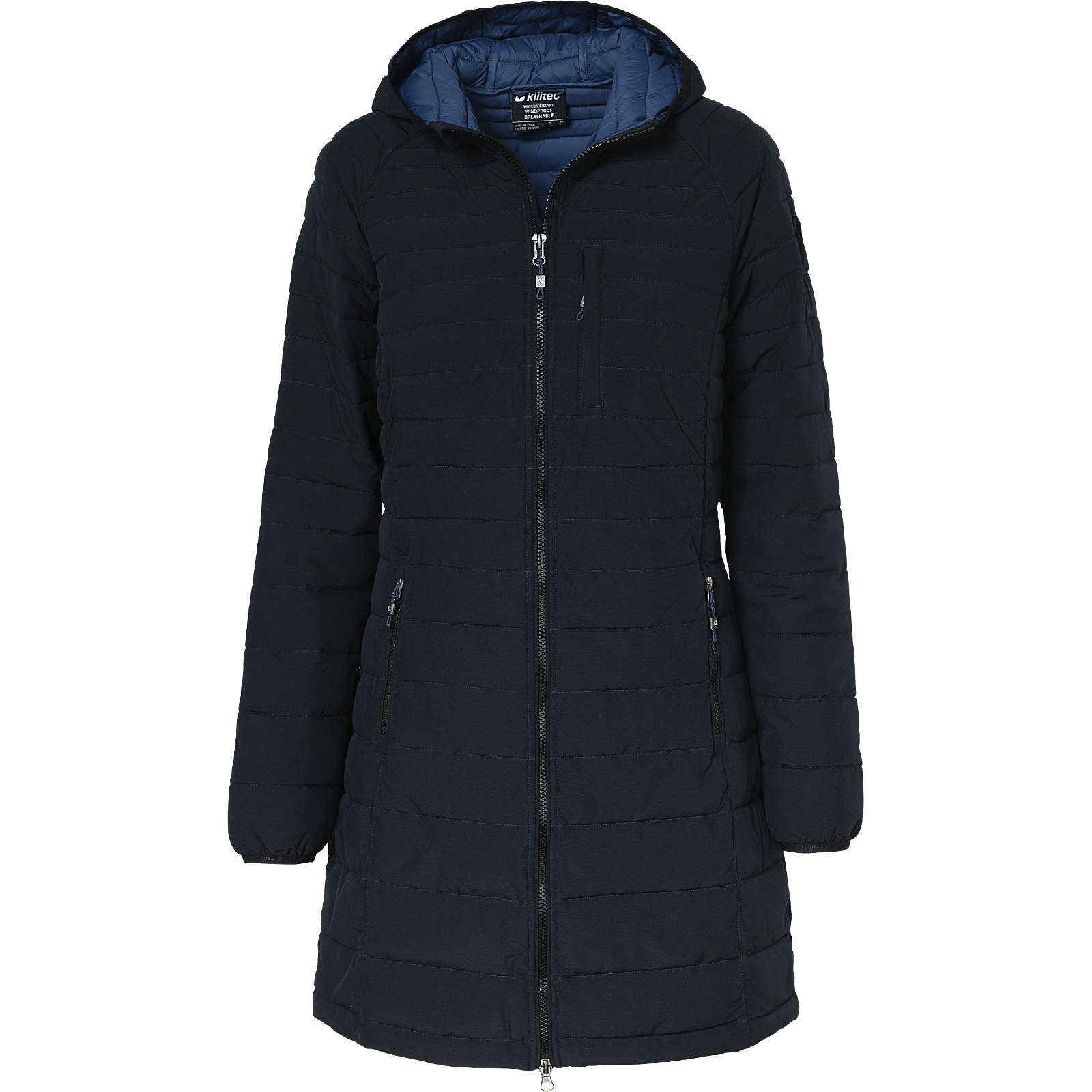 KILLTEC Wintermantel Jadia dunkelblau Damen Gr. 36 KILLTEC Wintermantel Jadia dunkelblau Damen Gr. 36