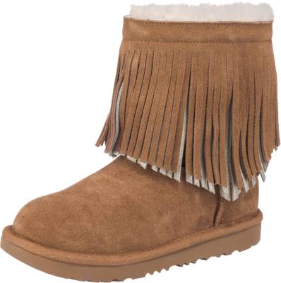 Winterstiefel Classic Short II Fringe für Mädchen