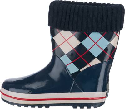 Gummistiefel Karo für Jungen 2