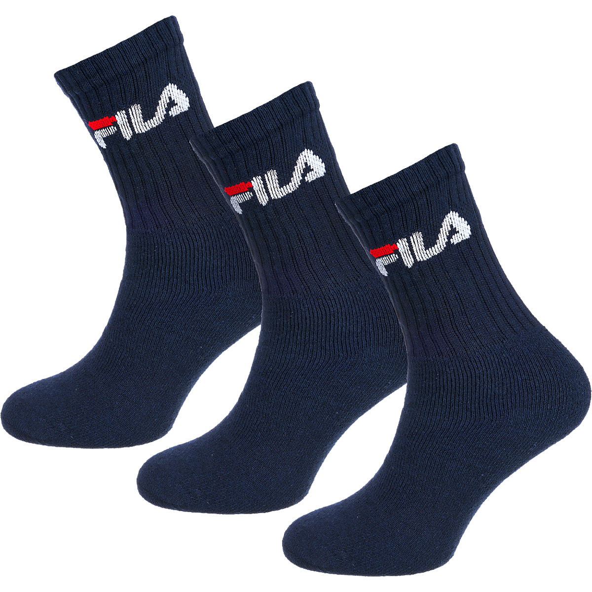 FILA 3 Paar Socken dunkelblau