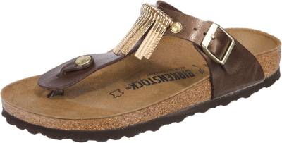 Gizeh Fringe schmal Komfort-Pantoletten