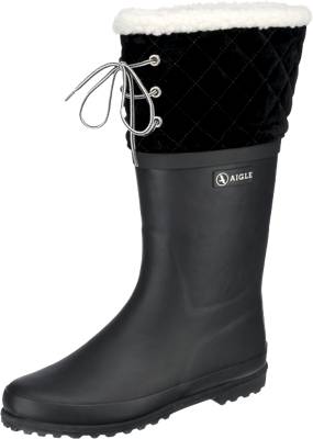 AIGLE, POLKA GIBOULÉE Winterstiefel, schwarz kombi AIGLE, POLKA GIBOULÉE Winterstiefel, schwarz kombi