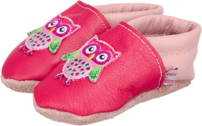 Krabbelschuhe für Mädchen, Eule 2