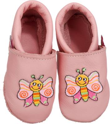 Krabbelschuhe für Mädchen, Schmetterling