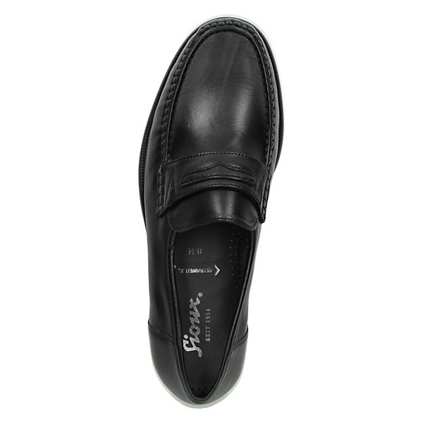 Schuhe Klassische Slipper Sioux Mokassin Ched-XL Klassische Slipper schwarz