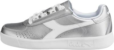diadora b elite silver