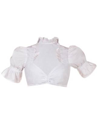 Dirndlbluse mit Schnürung Kurzarmblusen