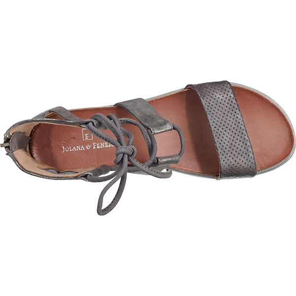 Fenena Grau Grau Riemchensandalen amp; Jolana Fenena Riemchensandalen Jolana amp; B6wdxz