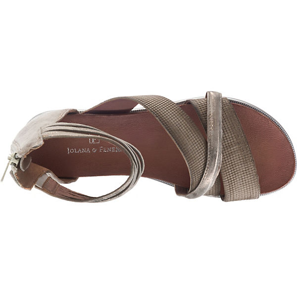 amp; Jolana Fenena Sandalen Beige Klassische A66qrxf