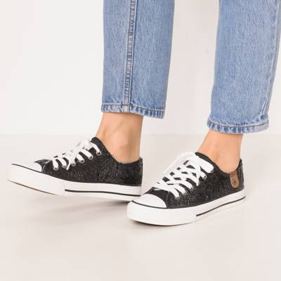 Hava Toe Cap Sneaker Sparkles Sneakers Low 2