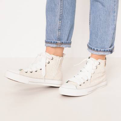 Hedi Toe Cap Sneaker All Over Emroidery Sneakers High 2