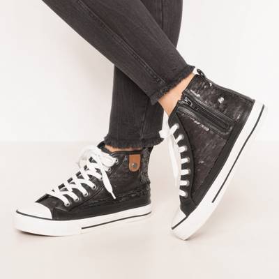 Hanna Toe Cap Sneaker Sequin Sneakers High 2