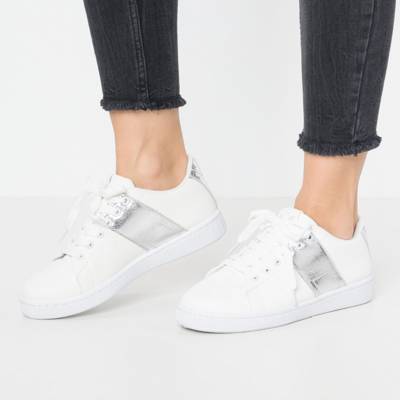 Tessa Metallic Stripe Sneaker Sneakers Low 2
