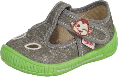 Baby Hausschuhe BULLY für Jungen, Blumen, Weite M3