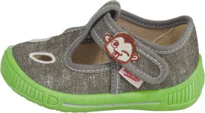 Baby Hausschuhe BULLY für Jungen, Blumen, Weite M3 2
