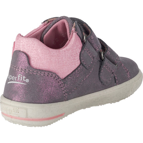 Schuhe Klassische Halbschuhe superfit Baby Halbschuhe MOPPY für Mädchen Schmetterling Weite M4 grau
