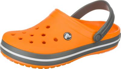 crocs orange clogs