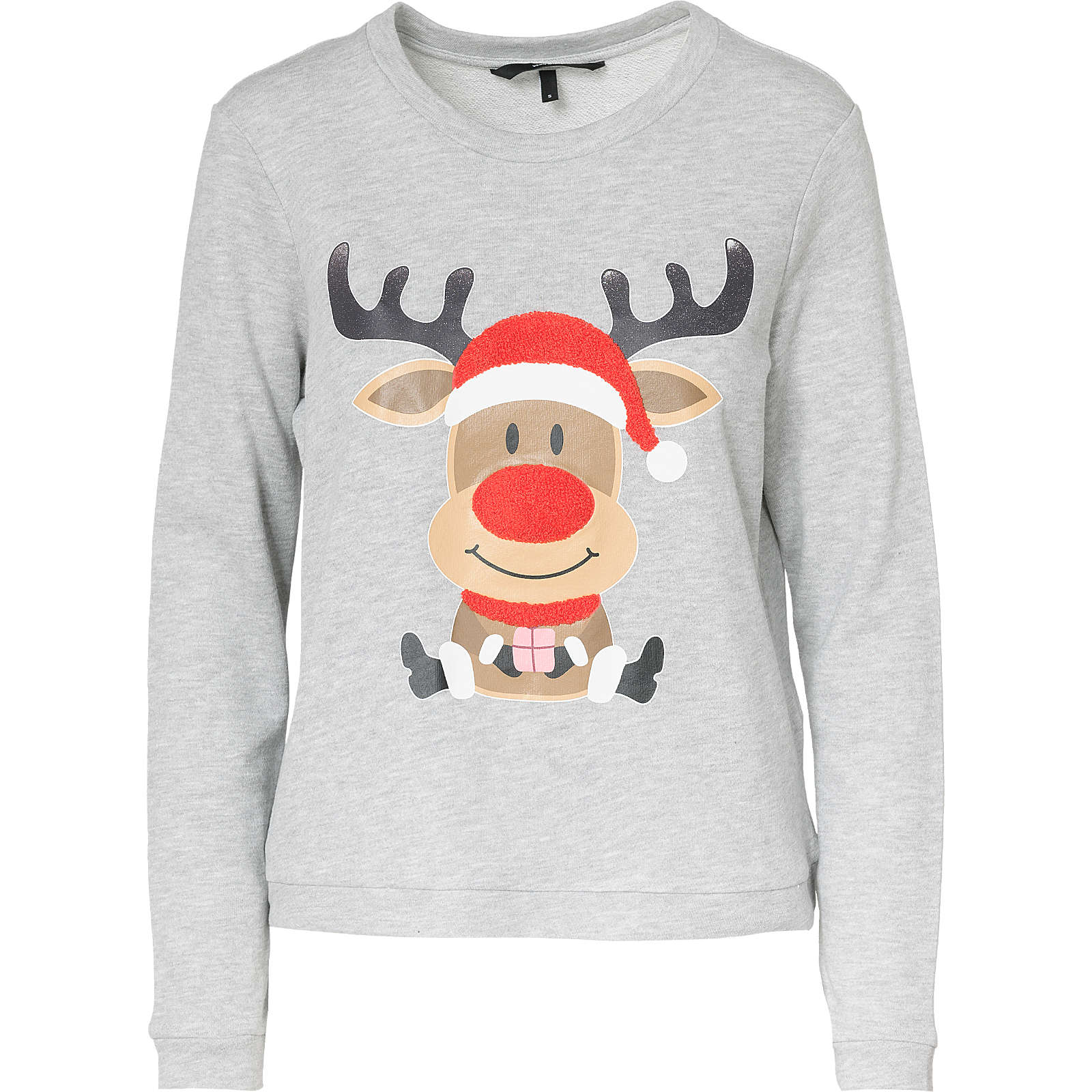 VERO MODA Sweatshirt hellgrau Damen Gr. 34 VERO MODA Sweatshirt hellgrau Damen Gr. 34