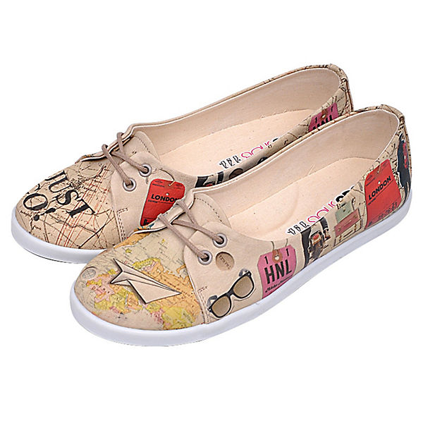 Dogo Shoes, Sportliche Ballerinas Travel Lover, mehrfarbig Gute Qualität beliebte Schuhe Dogo Lover, Shoes, Sportliche Ballerinas Travel Lover, Dogo mehrfarbig Gute Qualität beliebte Schuhe 019e30