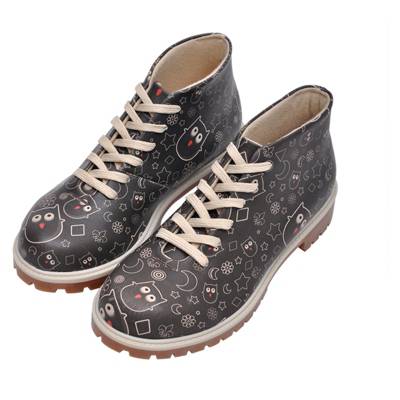Dogo Shoes, Schnürstiefel owl lover, mehrfarbig mirapodo