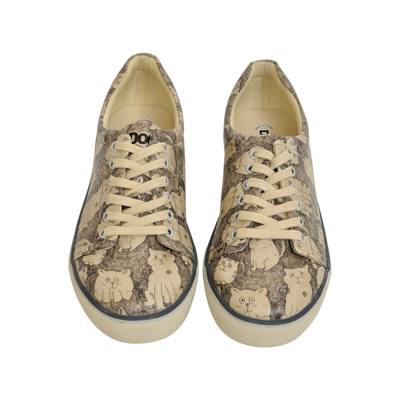 Dogo Shoes, DOGO Sneaker It's Raining Cats Sneakers Low, beige mirapodo