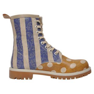 Dogo Shoes, DOGO Boots Stripes and Dots Klassische Stiefel, gelb mirapodo