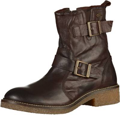 biker boots camel